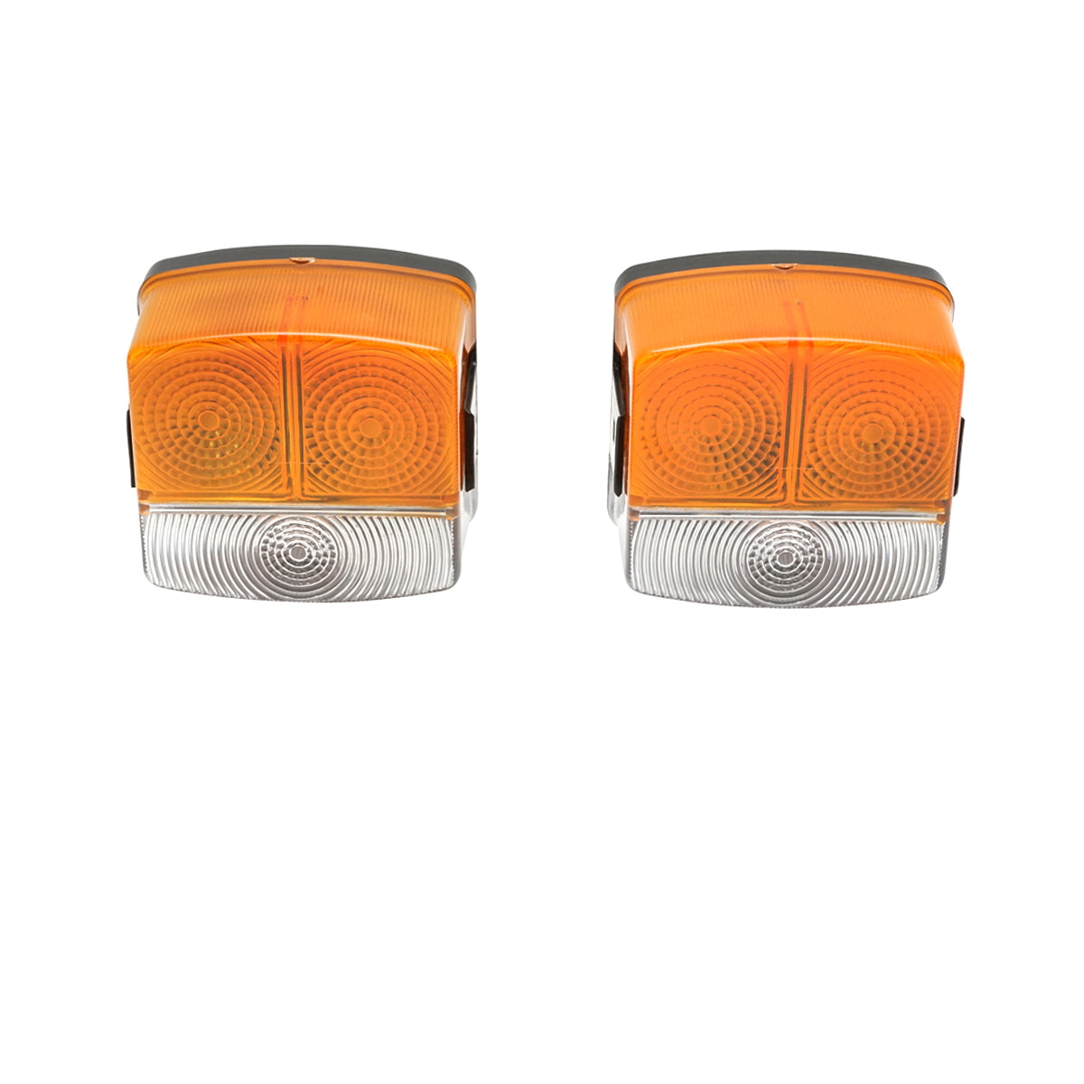 Set of signaling and position lights for the left/right side for John Deere, Renault, Deutz Fahr, Fendt OEM codes 3057564R91, 3226119R1, 6005014057, AL60127, X830180036000, 02377448, 04389584
